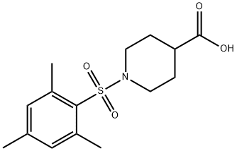 1-(MESITYLSULFONYL)PIPERIDINE-4-CARBOXYLIC ACID Struktur