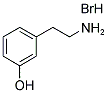 2-(3-HYDROXYPHENYL)ETHYLAMINE HYDROBROMIDE Struktur