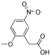 2-METHOXY-5-NITRO BENZENE ACETIC ACID Struktur