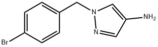 1-(4-BROMO-BENZYL)-1 H-PYRAZOL-4-YLAMINE Struktur