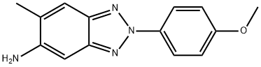 2-(4-METHOXY-PHENYL)-6-METHYL-2H-BENZOTRIAZOL-5-YLAMINE Struktur