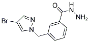 3-(4-BROMO-PYRAZOL-1-YLMETHYL)-BENZOIC ACID HYDRAZIDE Struktur