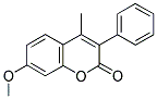 7-METHOXY-4-METHYL-3-PHENYLCOUMARIN Struktur