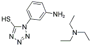 1-(3-AMINOPHENYL)-5-MERCAPTO-1H-TETRAZOLE TRIETHYLAMMONIUM SALT Struktur