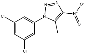 1-(3,5-DICHLOROPHENYL)-5-METHYL-4-NITRO-1H-1,2,3-TRIAZOLE Struktur