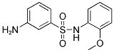 3-AMINO-N-(2-METHOXY-PHENYL)-BENZENESULFONAMIDE Struktur