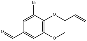 4-(ALLYLOXY)-3-BROMO-5-METHOXYBENZALDEHYDE Struktur