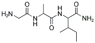 2-[2-(2-AMINO-ACETYLAMINO)-PROPIONYLAMINO]-3-METHYL-PENTANOIC ACID AMIDE Struktur