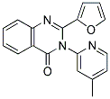 2-(2-FURYL)-3-(4-METHYLPYRIDIN-2-YL)QUINAZOLIN-4(3H)-ONE Struktur