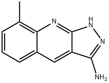 8-METHYL-1H-PYRAZOLO[3,4-B]QUINOLIN-3-YLAMINE Struktur