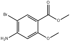 METHYL 4-AMINO-5-BROMO-2-METHOXYBENZENECARBOXYLATE Structure