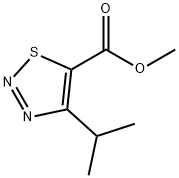 METHYL 4-ISOPROPYL-1,2,3-THIADIAZOLE-5-CARBOXYLATE Struktur