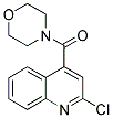 2-CHLORO-4-(MORPHOLIN-4-YLCARBONYL)QUINOLINE Struktur