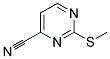 4-CYANO-2-METHYLTHIOPYRIMIDINE Struktur