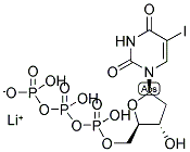 5-IODO-2'-DEOXYURIDINE-5'-TRIPHOSPHATE LITHIUM SALT Struktur