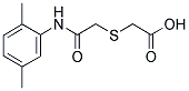 [(2,5-DIMETHYL-PHENYLCARBAMOYL)-METHYLSULFANYL]-ACETIC ACID Struktur