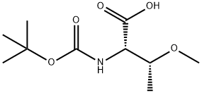 BOC-2-AMINO-3-METHOXYBUTANOIC ACID Struktur