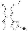 4-(4-BROMO-2,5-DIETHOXY-PHENYL)-THIAZOL-2-YLAMINE Struktur