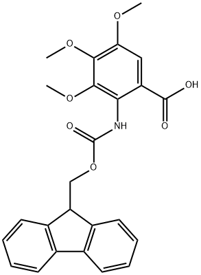 FMOC-2-AMINO-3,4,5-TRIMETHOXYBENZOIC ACID Struktur