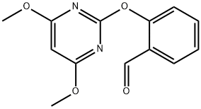 2-[(4,6-DIMETHOXY-2-PYRIMIDINYL)OXY]BENZALDEHYDE Struktur