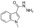 1-METHYL-1 H-INDOLE-3-CARBOXYLIC ACID HYDRAZIDE Struktur