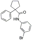 N-(3-BROMOPHENYL)(PHENYLCYCLOPENTYL)FORMAMIDE Struktur