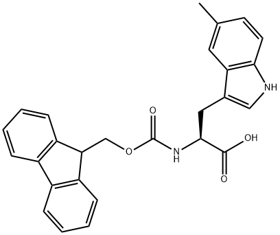 FMOC-5-METHYL-DL-TRYPTOPHAN Structure