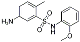 5-AMINO-N-(2-METHOXY-PHENYL)-2-METHYL-BENZENESULFONAMIDE Struktur