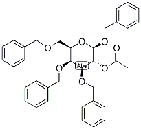 BENZYL 2-O-ACETYL-3,4,6-TRI-O-BENZYL-B-D-GALACTOPYRANOSIDE Struktur