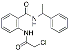 2-(2-CHLORO-ACETYLAMINO)-N-(1-PHENYL-ETHYL)-BENZAMIDE Struktur