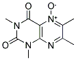 1,3,6,7-TETRAMETHYLPTERIDINE-2,4(1H,3H)-DIONE 5-OXIDE Struktur