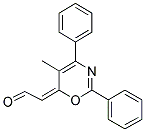 (5-METHYL-2,4-DIPHENYL-6H-1,3-OXAZIN-6-YLIDENE)ACETALDEHYDE Struktur