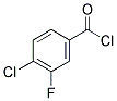 4-CHLORO-3-FLUOROBENZOYL CHLORIDE Struktur