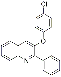 3-(4-CHLOROPHENOXY)-2-PHENYLQUINOLINE Struktur