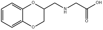 [(2,3-DIHYDRO-BENZO[1,4]DIOXIN-2-YLMETHYL)-AMINO]-ACETIC ACID Struktur