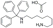 N-1-TRITYL-1,8-DIAMINOOCTANE ACETATE Struktur