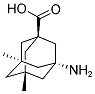 3-AMINO-5,7-DIMETHYL-1-ADAMANTANECARBOXYLIC ACID Struktur