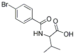 2-[(4-BROMOBENZOYL)AMINO]-3-METHYLBUTANOIC ACID Struktur