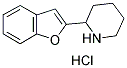 2-(2-BENZO[B]FURYL) PIPERIDINE HYDROCHLORIDE Struktur