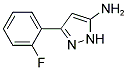 5-(2-FLUORO-PHENYL)-2H-PYRAZOL-3-YLAMINE Struktur