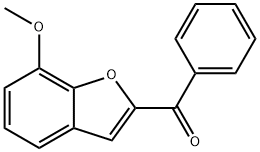 (7-METHOXY-1-BENZOFURAN-2-YL)(PHENYL)METHANONE Struktur