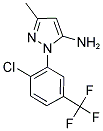 2-(2-CHLORO-5-TRIFLUOROMETHYL-PHENYL)-5-METHYL-2H-PYRAZOL-3-YLAMINE, , 結(jié)構(gòu)式