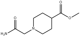 METHYL 1-(2-AMINO-2-OXOETHYL)-4-PIPERIDINECARBOXYLATE Struktur