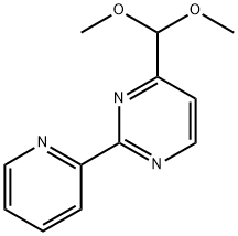 4-(DIMETHOXYMETHYL)-2-(2-PYRIDINYL)PYRIMIDINE Struktur