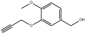 [4-METHOXY-3-(2-PROPYNYLOXY)PHENYL]METHANOL Struktur