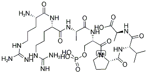 H-ARG-ARG-ALA-PSER-PRO-VAL-ALA-OH Struktur