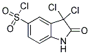 3,3-DICHLORO-2-OXOINDOLINE-5-SULFONYL CHLORIDE Struktur