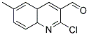 2-CHLORO-6-METHYL-4A,8A-DIHYDRO-3-QUINOLINECARBALDEHYDE Struktur