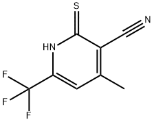 2-MERCAPTO-4-METHYL-6-TRIFLUOROMETHYL-NICOTINONITRILE Struktur