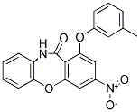 1-(3-METHYLPHENOXY)-3-NITRODIBENZO[B,F][1,4]OXAZEPIN-11(10H)-ONE Struktur